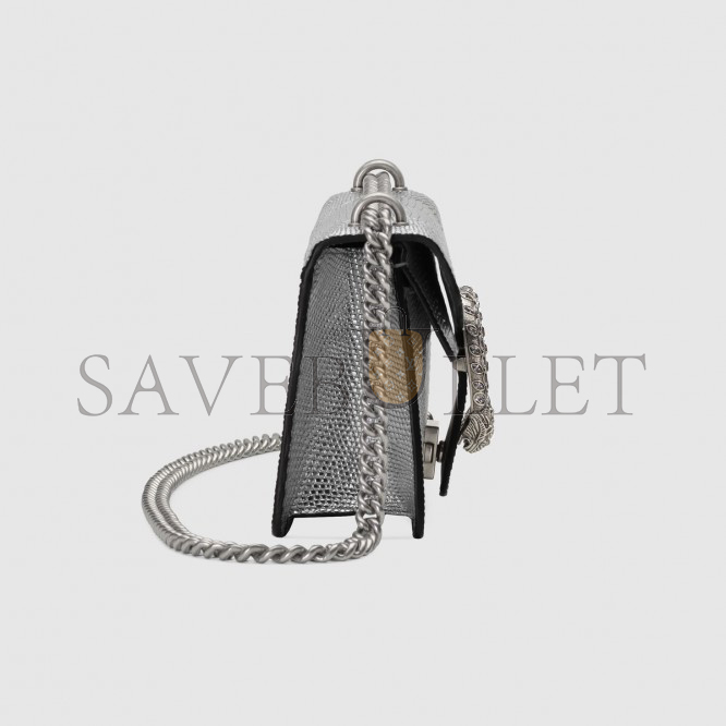 G*u*i dionysus metallic lizard small shoulder bag 499623 (25*14*8cm)